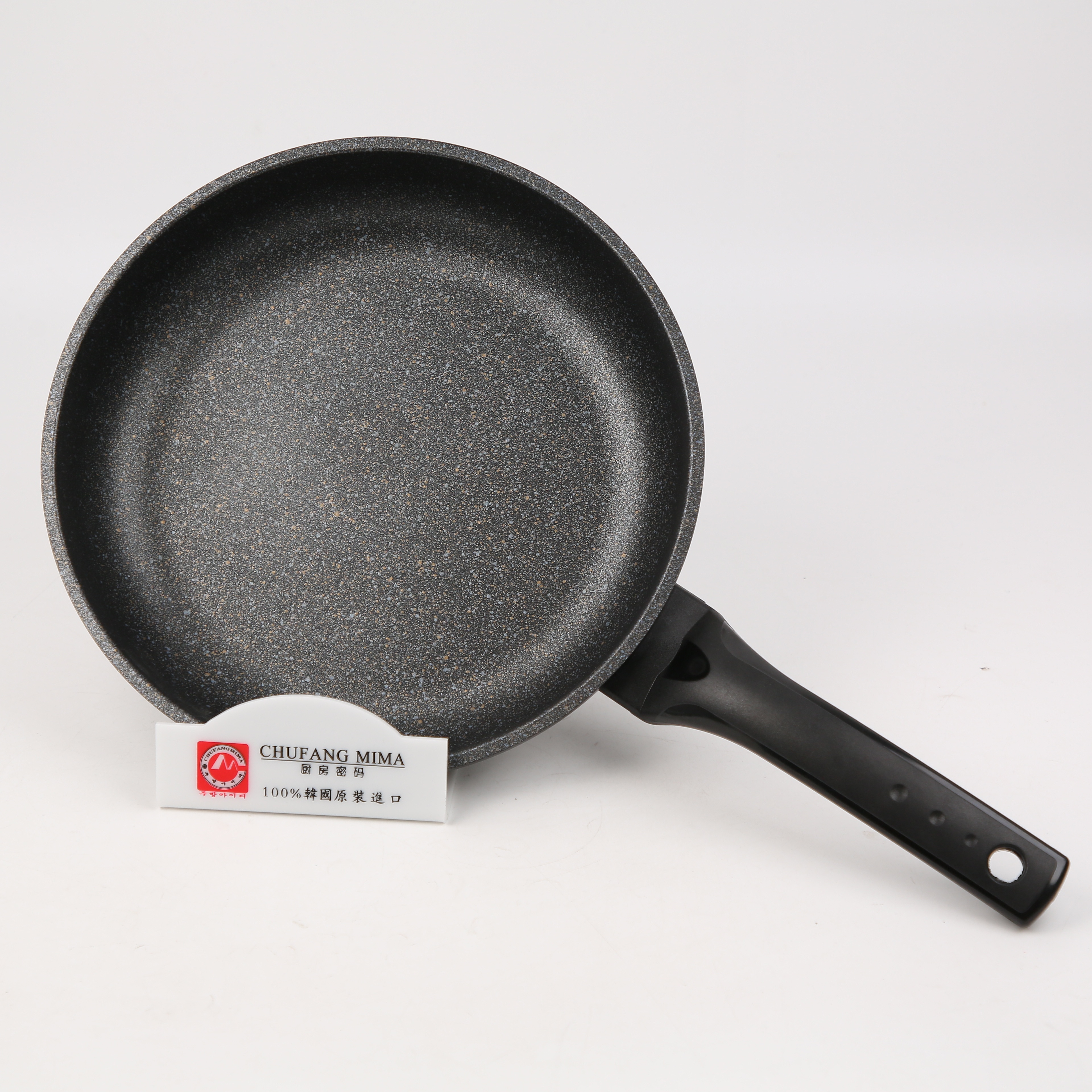 Kitchen Code: Korean original imported kitchenware, IH marble-patterned frying pan, 26cm