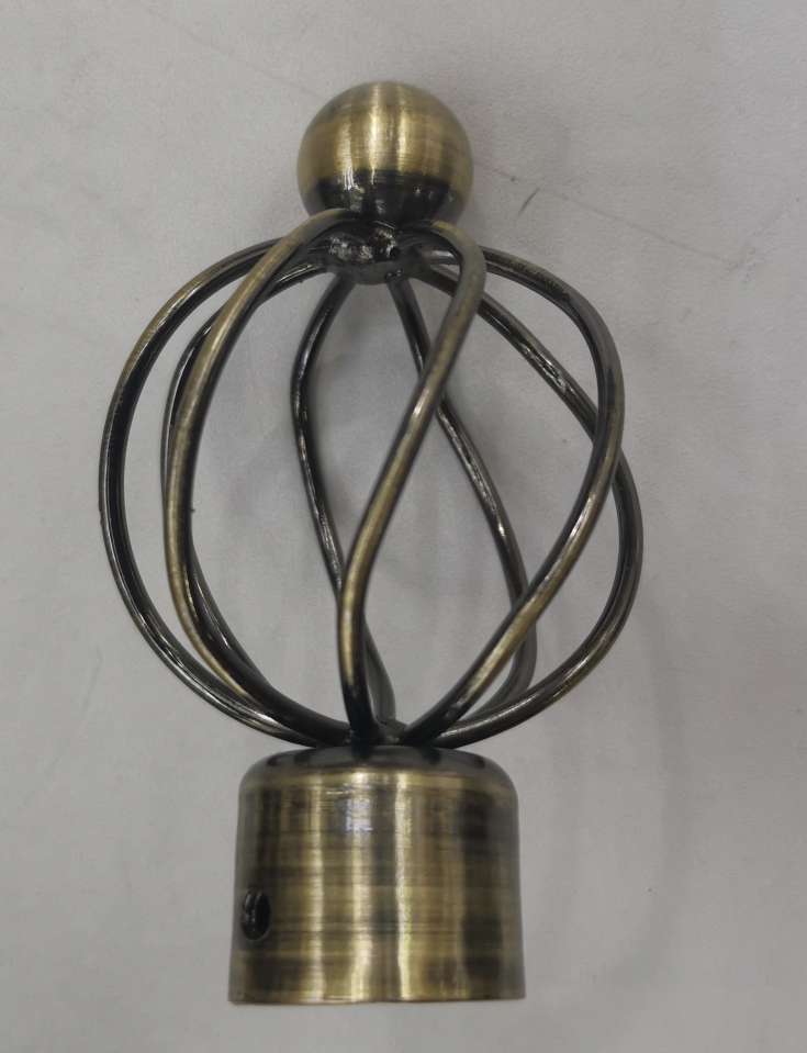 Iron curtain rod decorative head Application Scenario