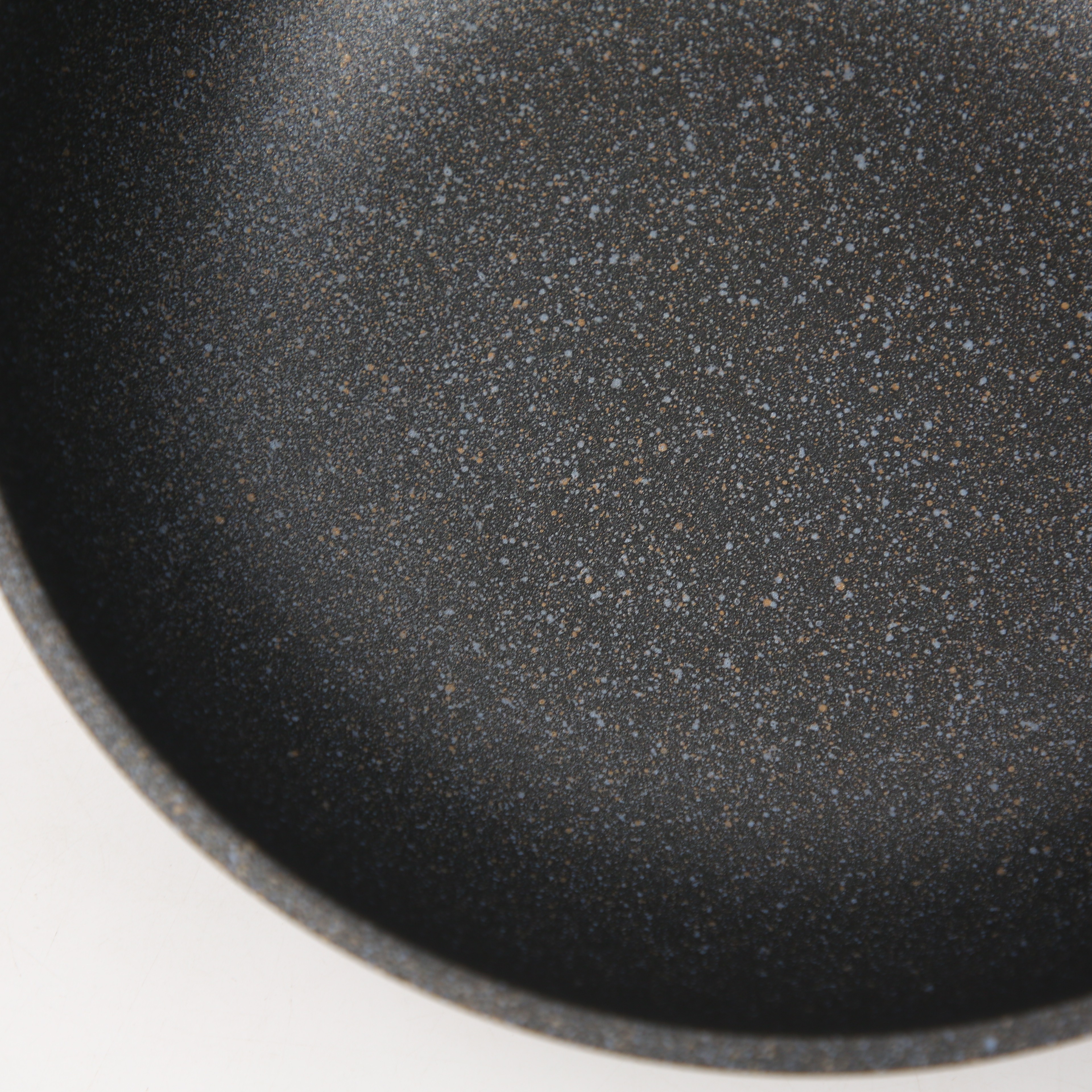 Kitchen Code: Korean imported Kitchenware - Marble-patterned double-handled wok 32cm (lid not included) Specification image