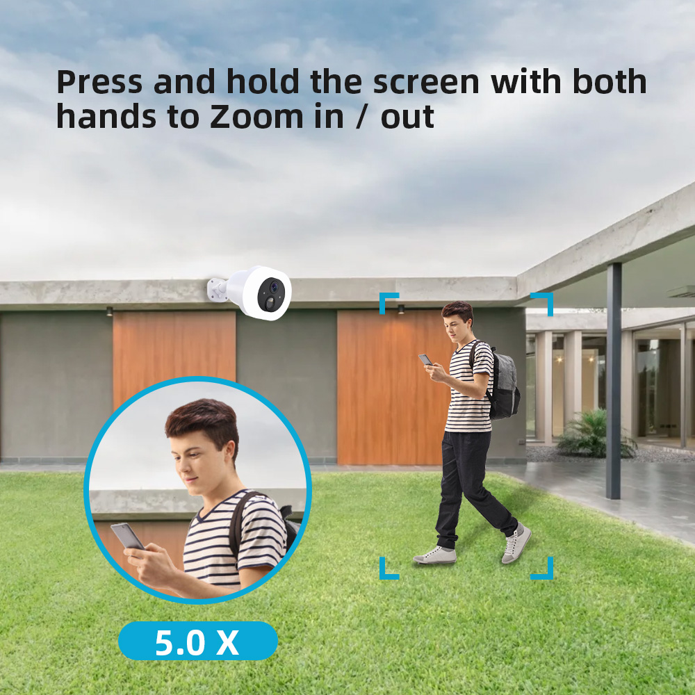 Q7 Wifi Garden Light Camera Item Picture