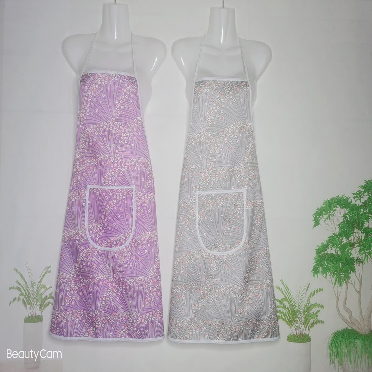 Self-Produced Self-Marketing Simple Hanging Neck Print Waterproof Anti-Fouling Home Apron Baking Dust Waist undefined