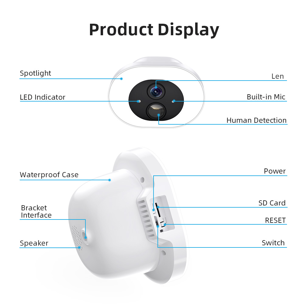 Q7 Wifi Garden Light Camera undefined