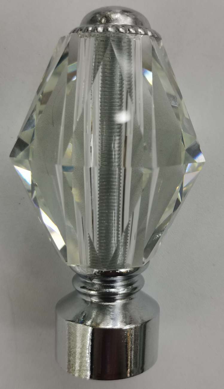 Crystal curtain rod
