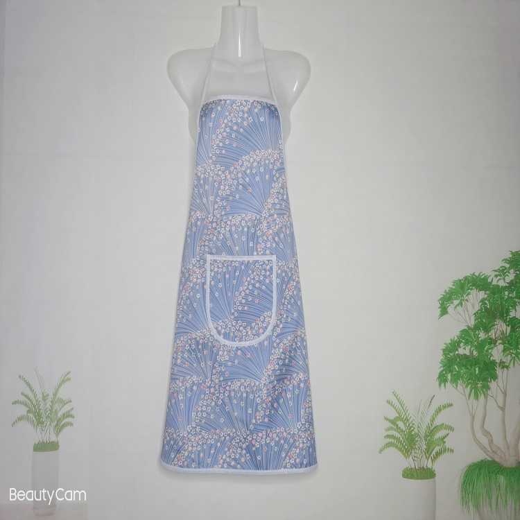 Self-Produced Self-Marketing Simple Hanging Neck Print Waterproof Anti-Fouling Home Apron Baking Dust Waist Specification drawing