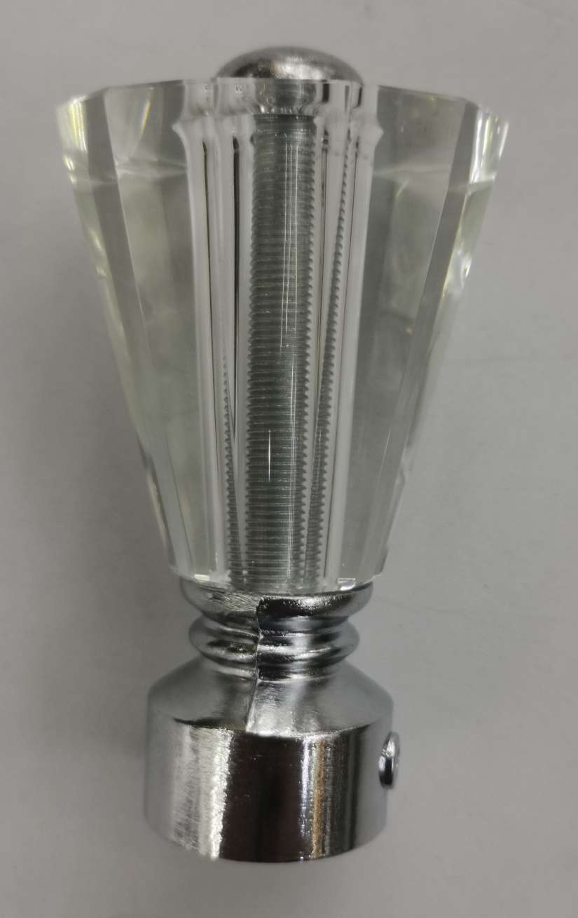 Crystal curtain rod details Picture