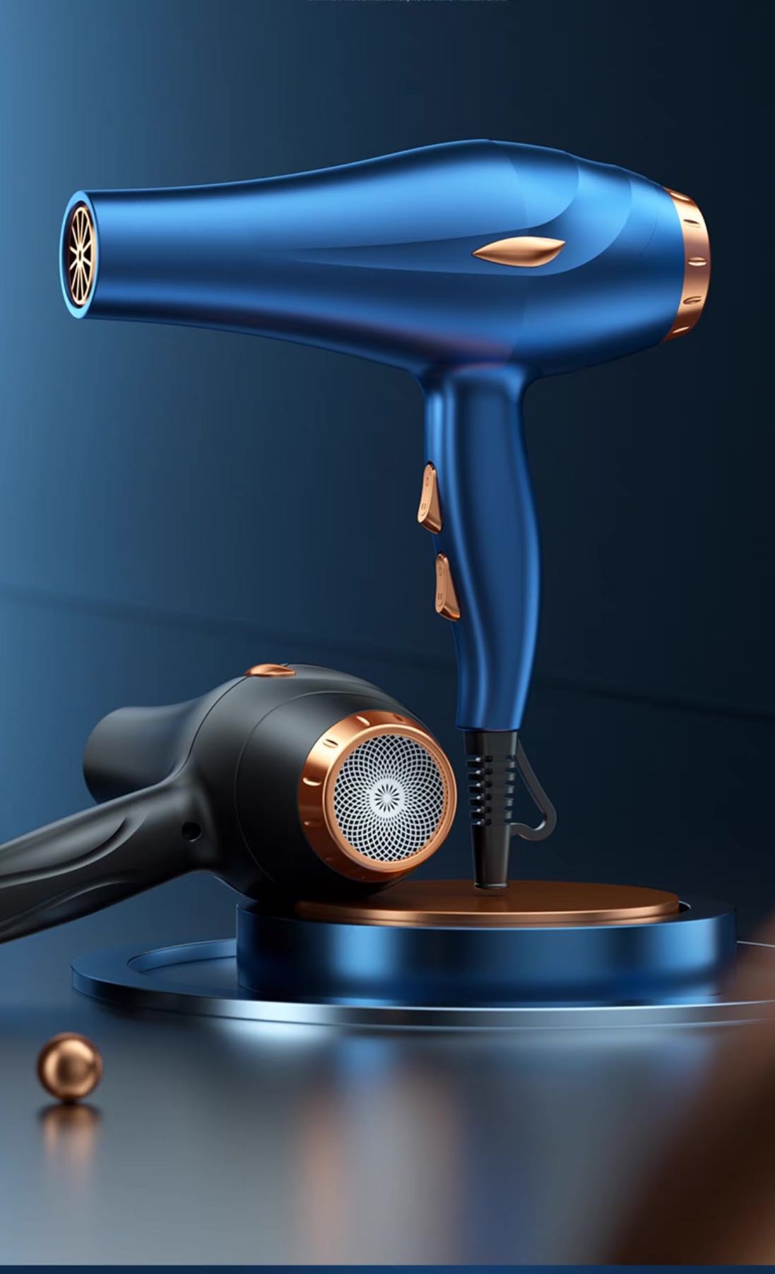 Hair Dryer Household High Power Quick Dry Hair Care Barbershop Hair Salon Special Ac Ac Hair Dryer Is Exported details Picture