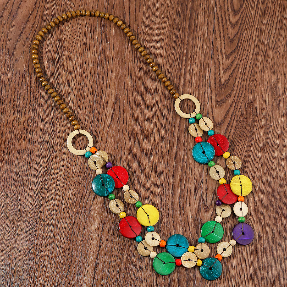 项链/椰壳/手工产品图