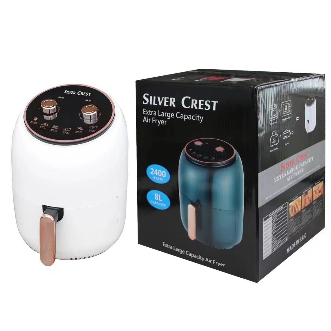New 8L Multi-Function Intelligent Large Capacity Oil-Free Electric Fryer Automatic Air Fryer Household 2023 Foreign Trade Export