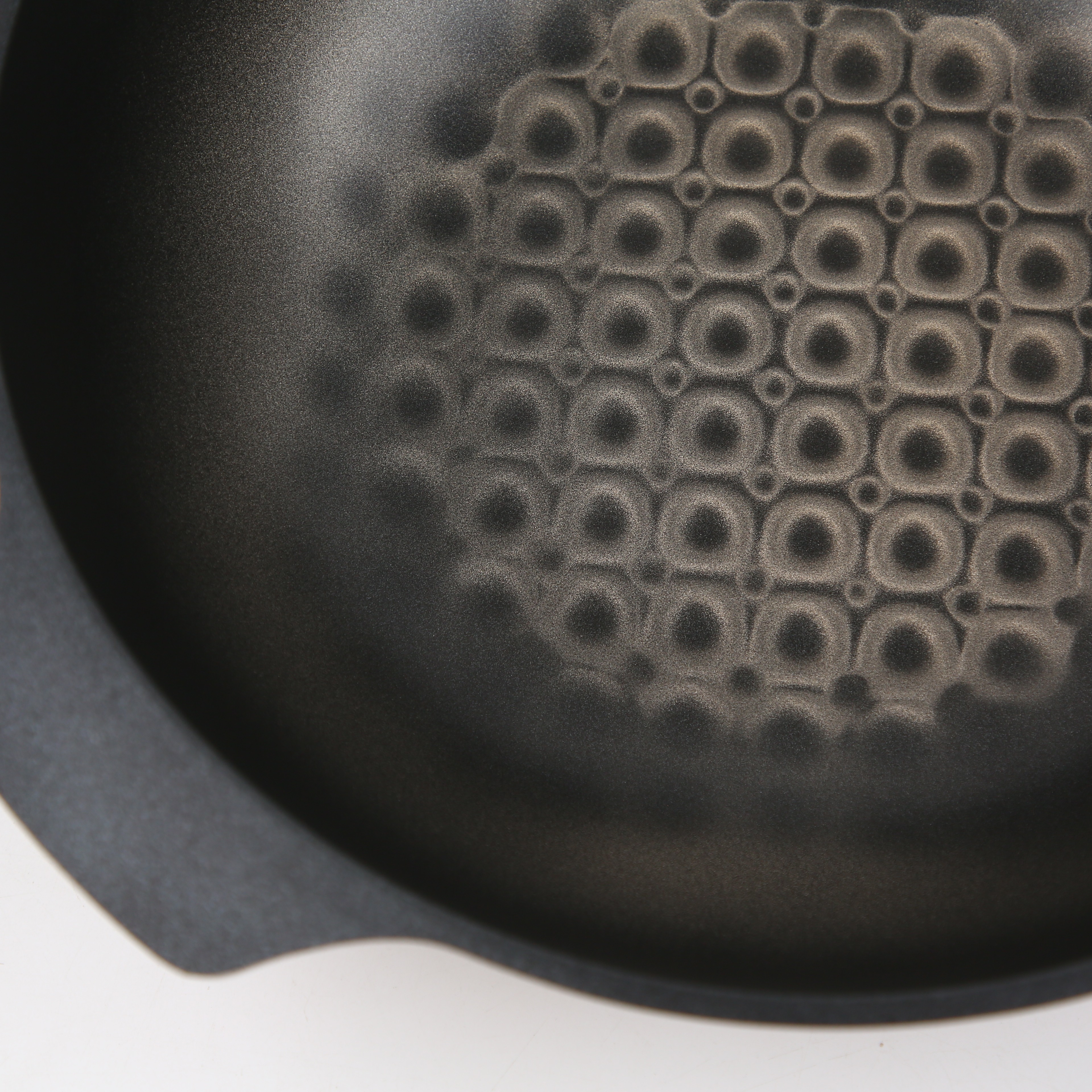 Kitchen Code: Korean Imported Kitchenware 3D Universal Brown Diamond Non-stick wok 32cm (Lid not included) Item Picture