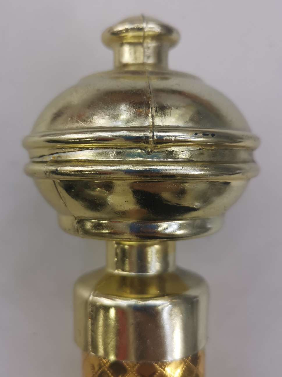Gold-plated rod
