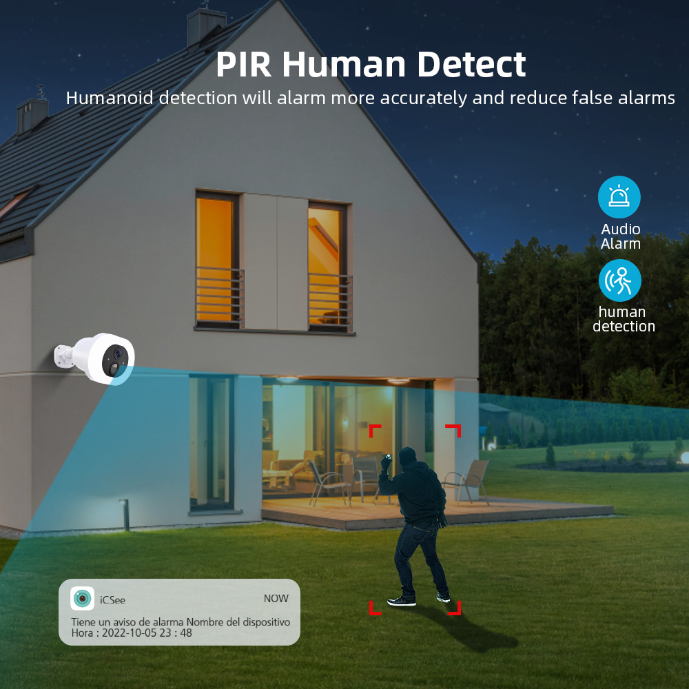 Q7 Wifi Garden Light Camera Item Picture