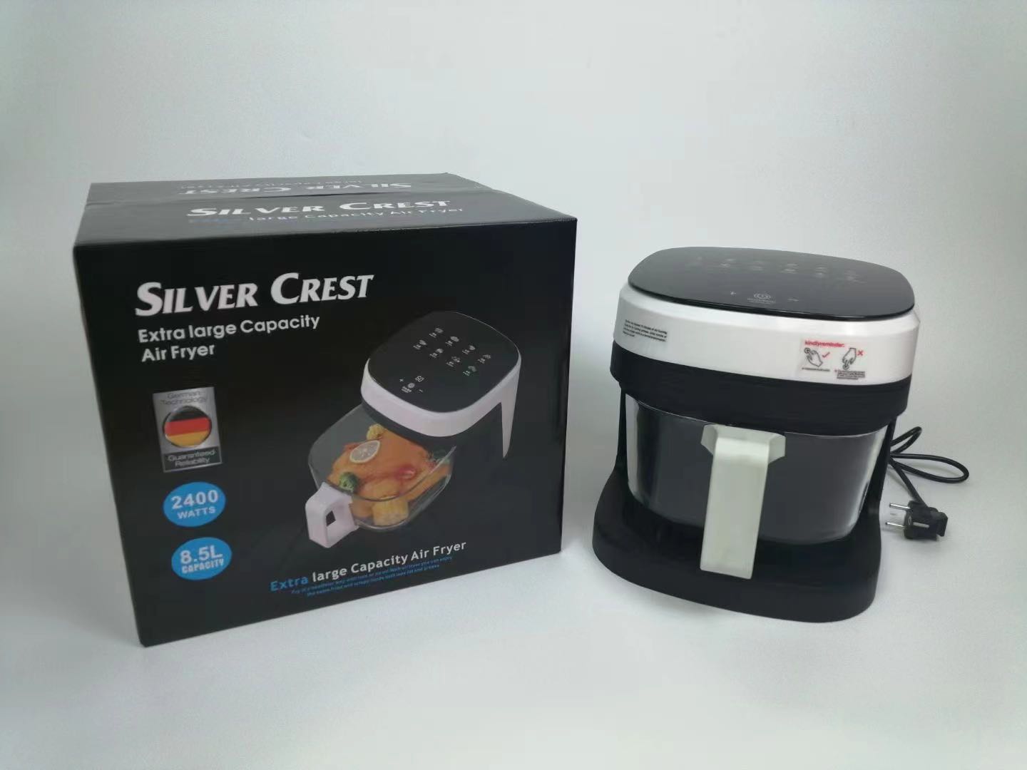 Air Fryer Home Smart Touch Screen 6.8L 3.2L 8.5L Large Capacity English Cross-Border 110V Foreign Trade Export Specification drawing