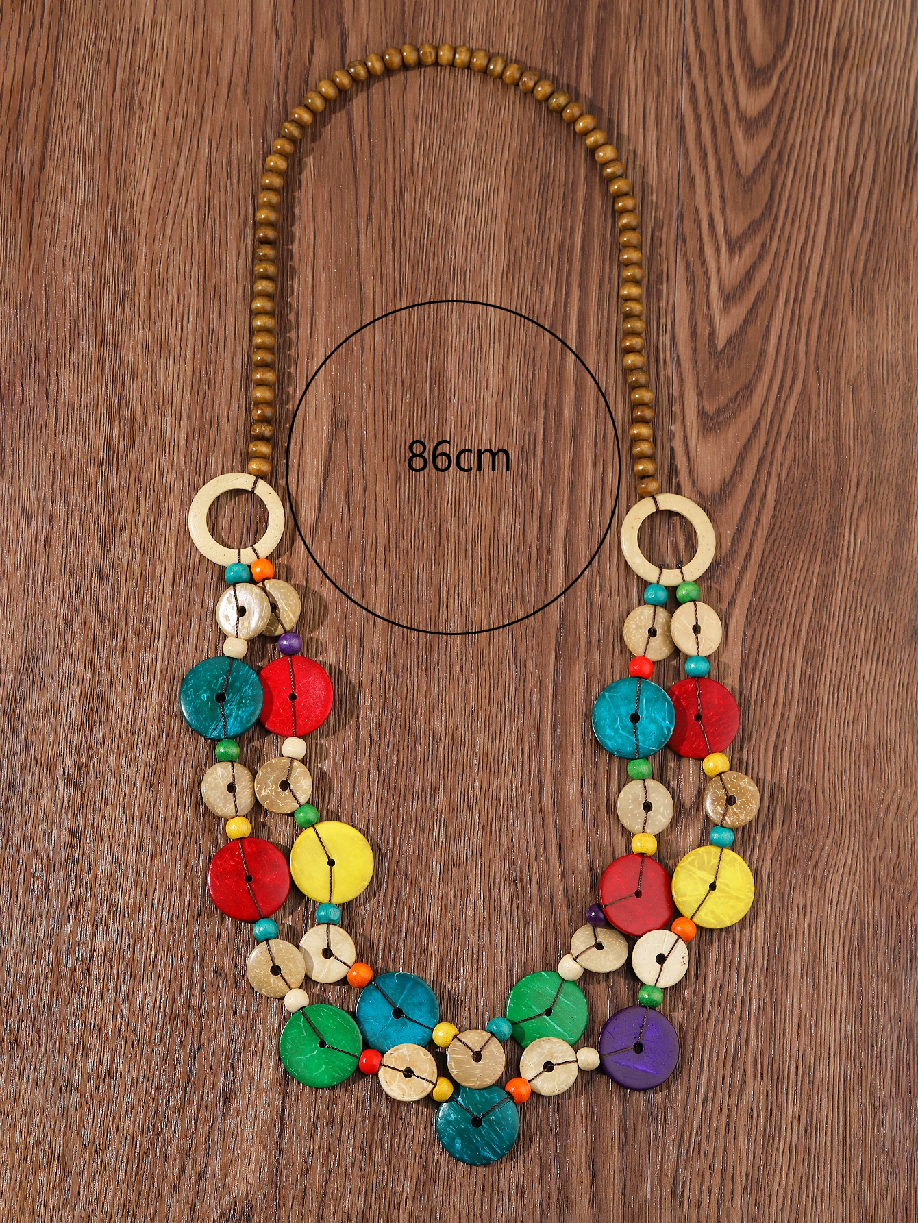 项链/椰壳/手工细节图