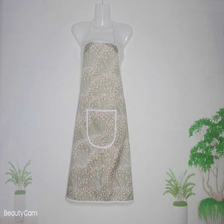 Self-Produced Self-Marketing Simple Hanging Neck Print Waterproof Anti-Fouling Home Apron Baking Dust Waist Application Scenario