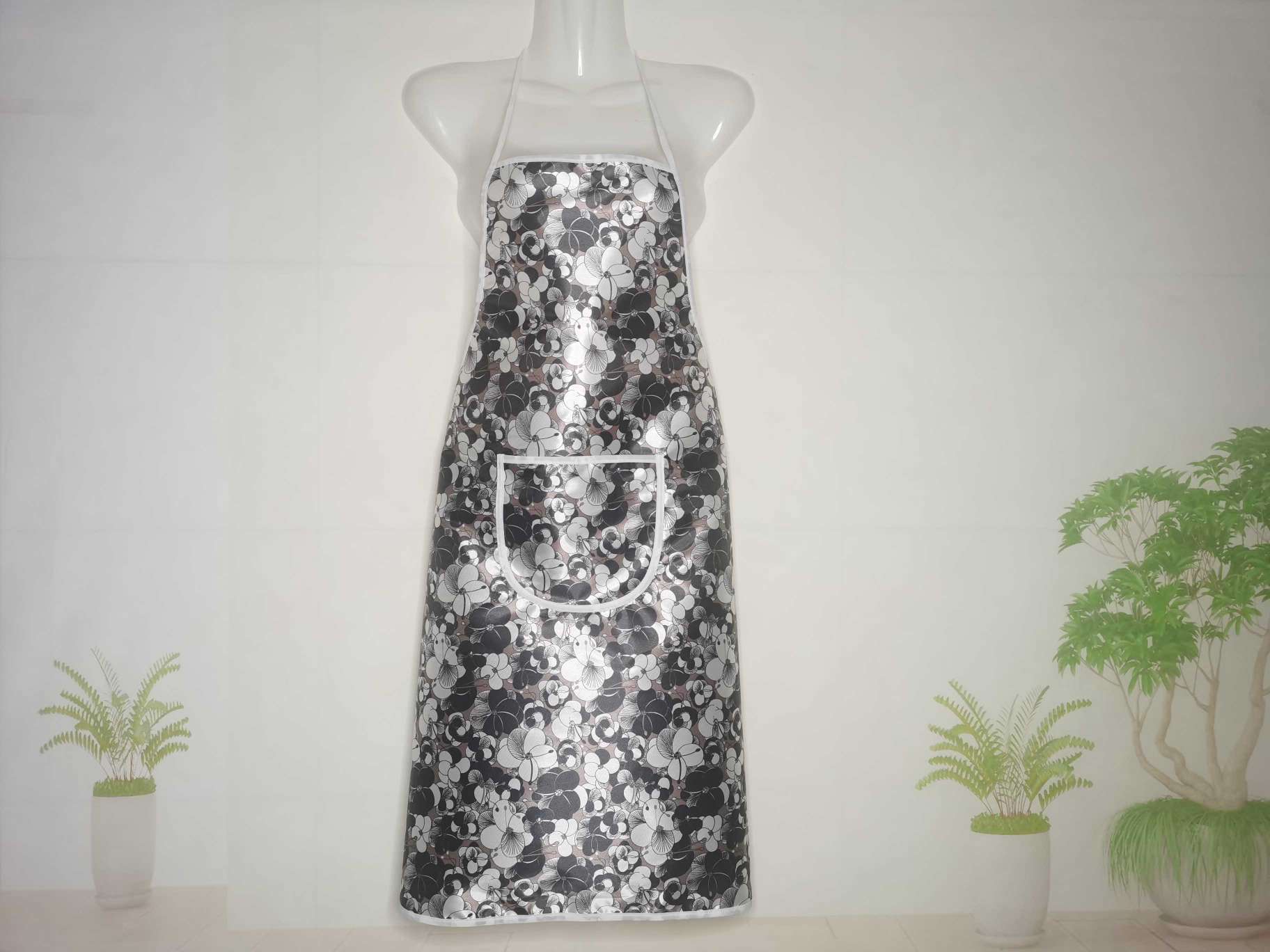 Self-Produced And Self-Marketing Simple Hanging Neck Print Anti-Splash Anti-Fouling Apron Household Baking Dust Waist undefined