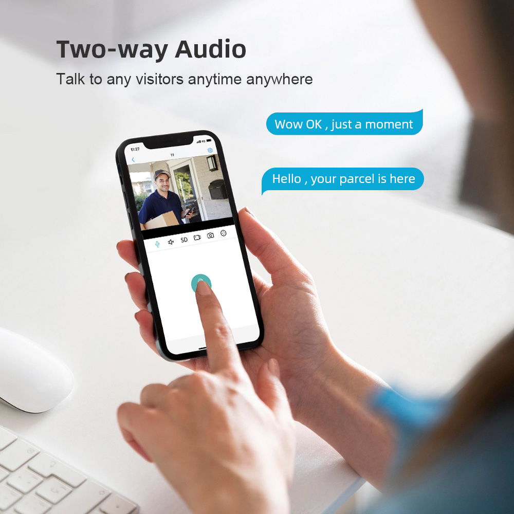 Q7 Wifi Garden Light Camera Application Scenario
