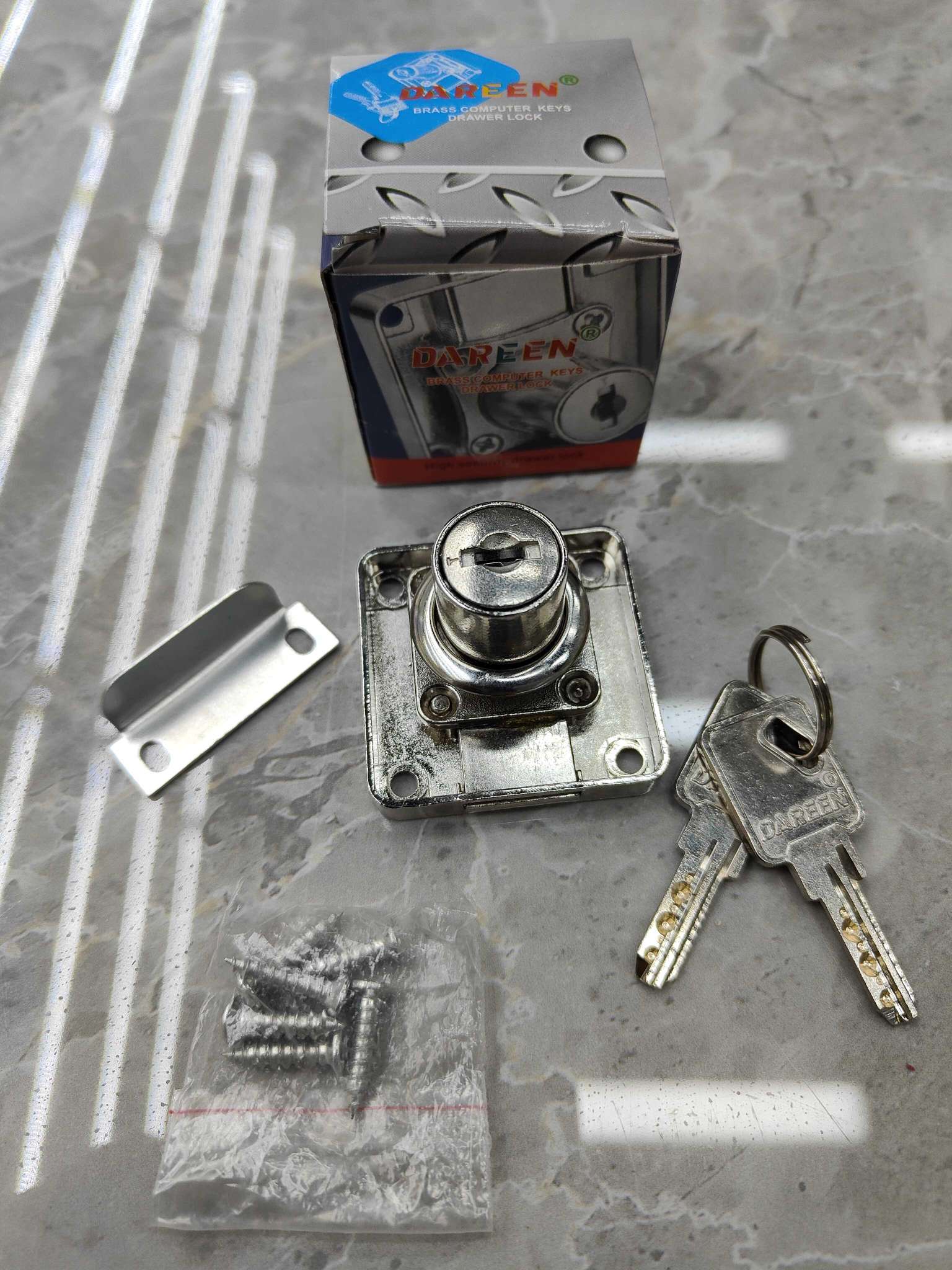 Cerradura de cajón de aleación de zinc 138-22AC Specification image