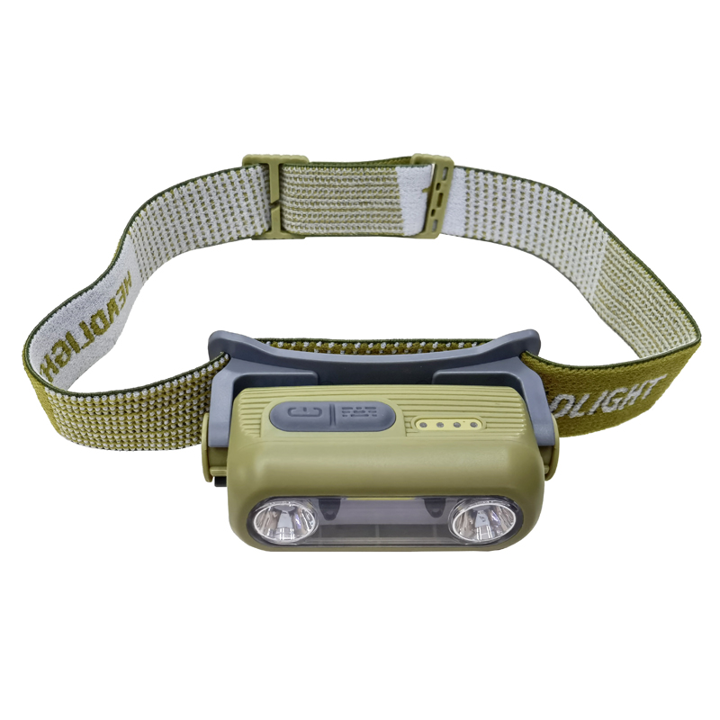 W909 sensor de luz (COB) USB recargable mini luz de plástico luz de conducción luz de camping al aire libre lámpara de mina luz de cabeza de mantenimiento luz de camping luz de pesca details Picture