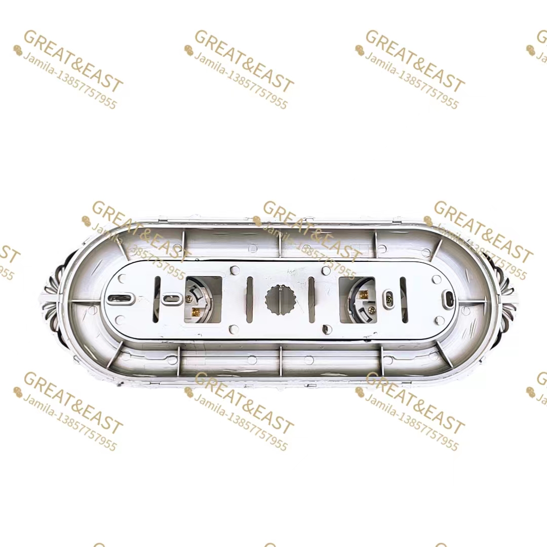 The silver orchid plastic lamp socket for electrical products is dual-purpose, and the wick is dual-purpose with a socket and a screw details Picture