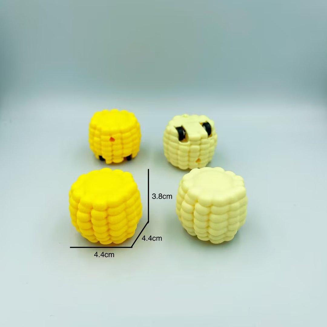 Mushroom, corn, garlic, rebound car, fun gashapon toys, kindergarten children's activity gifts details Picture