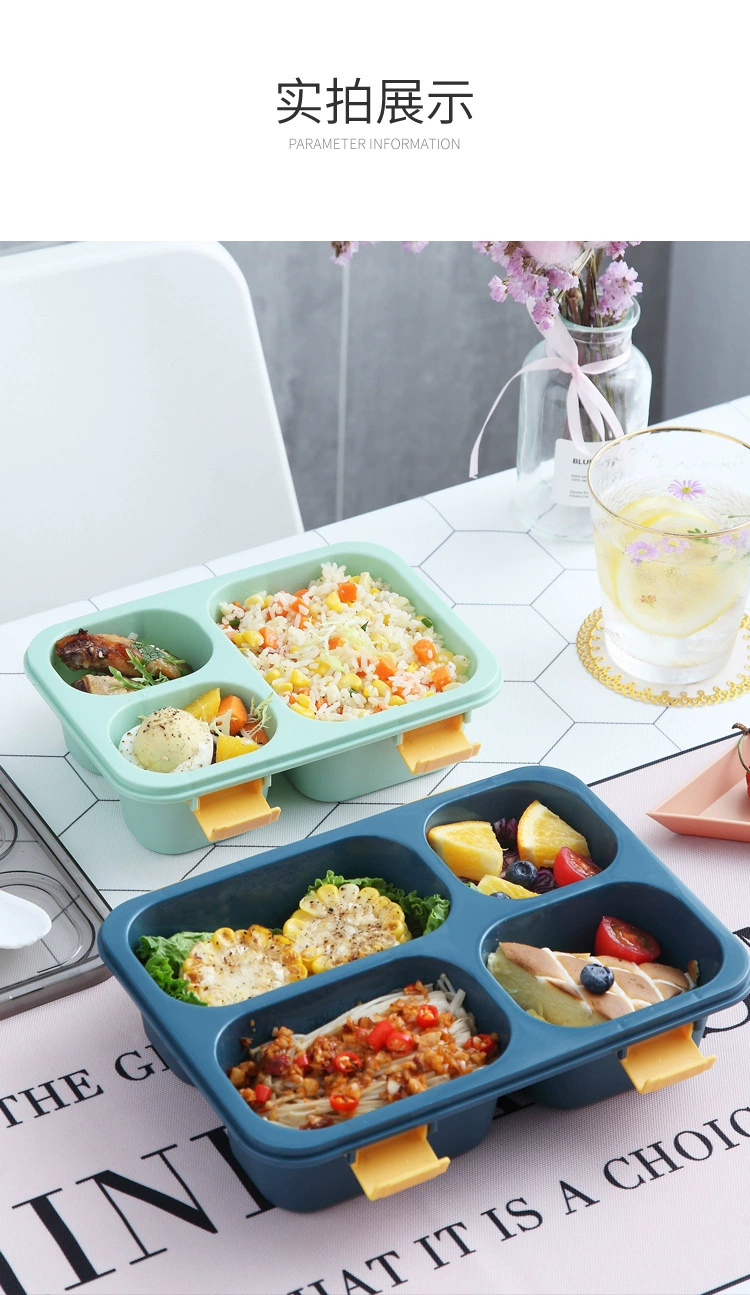 J129-XC-518 plastic lunch box, lunch box, cafeteria compartments, student microwave oven, adult lunch box detail image 13