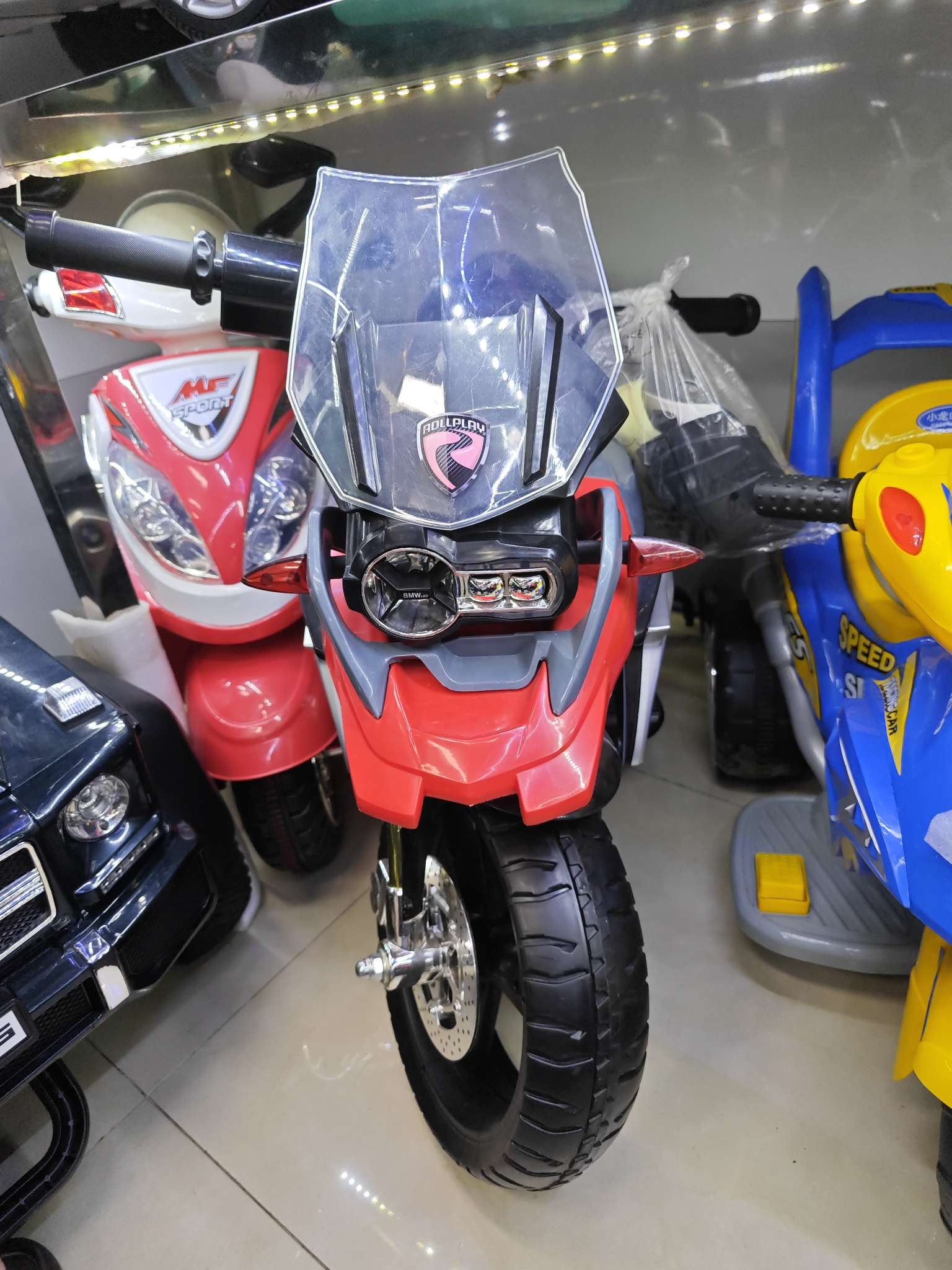 如雷品牌儿童电动摩托车儿童玩具车超酷宝宝车正版授权宝马电瓶车处理详情图2