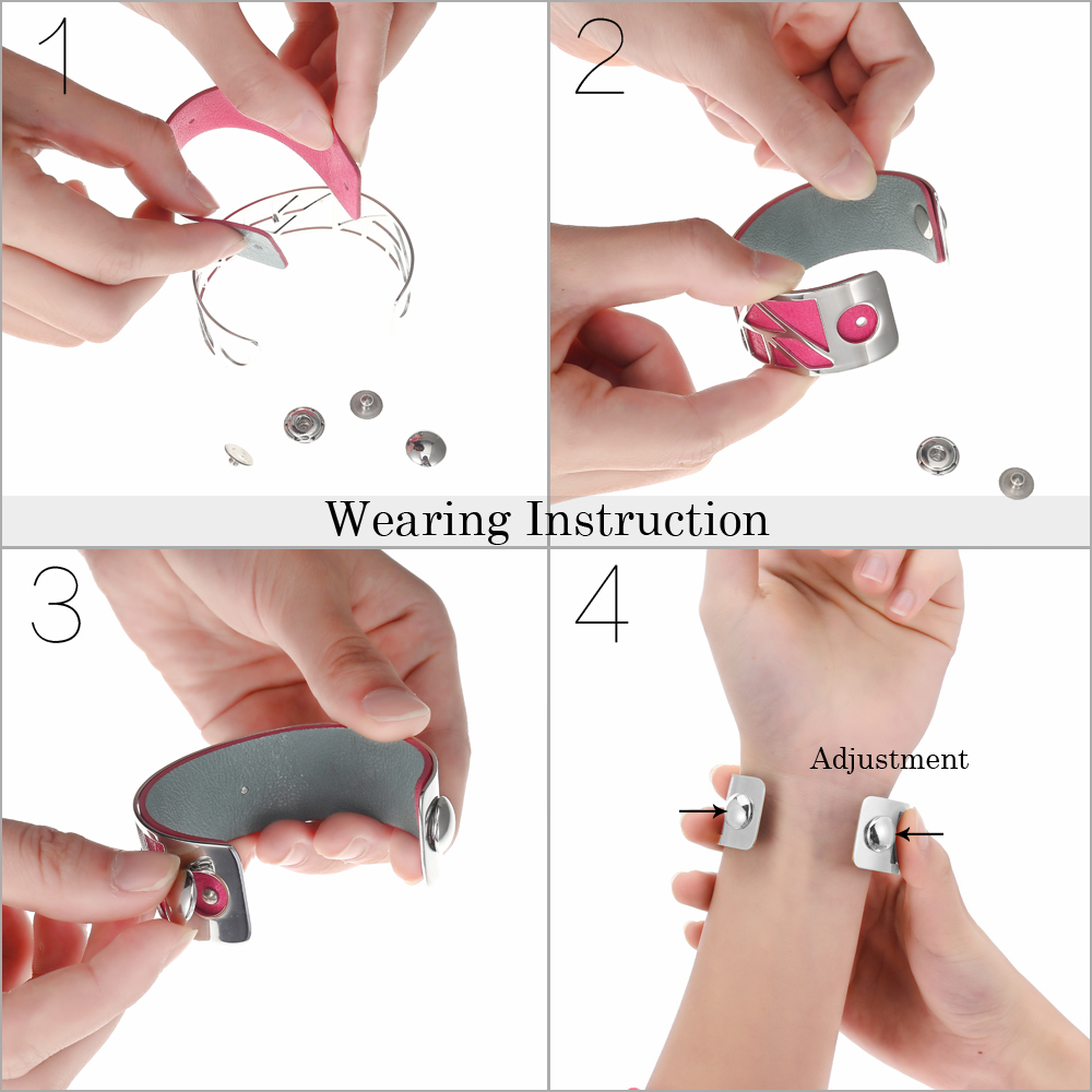 不锈钢手镯细节图