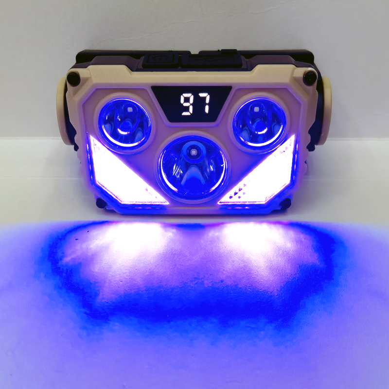 YJ-A02 (LED+COB) USB заряжен пластиковыми лампами для катания на коньках pic 18