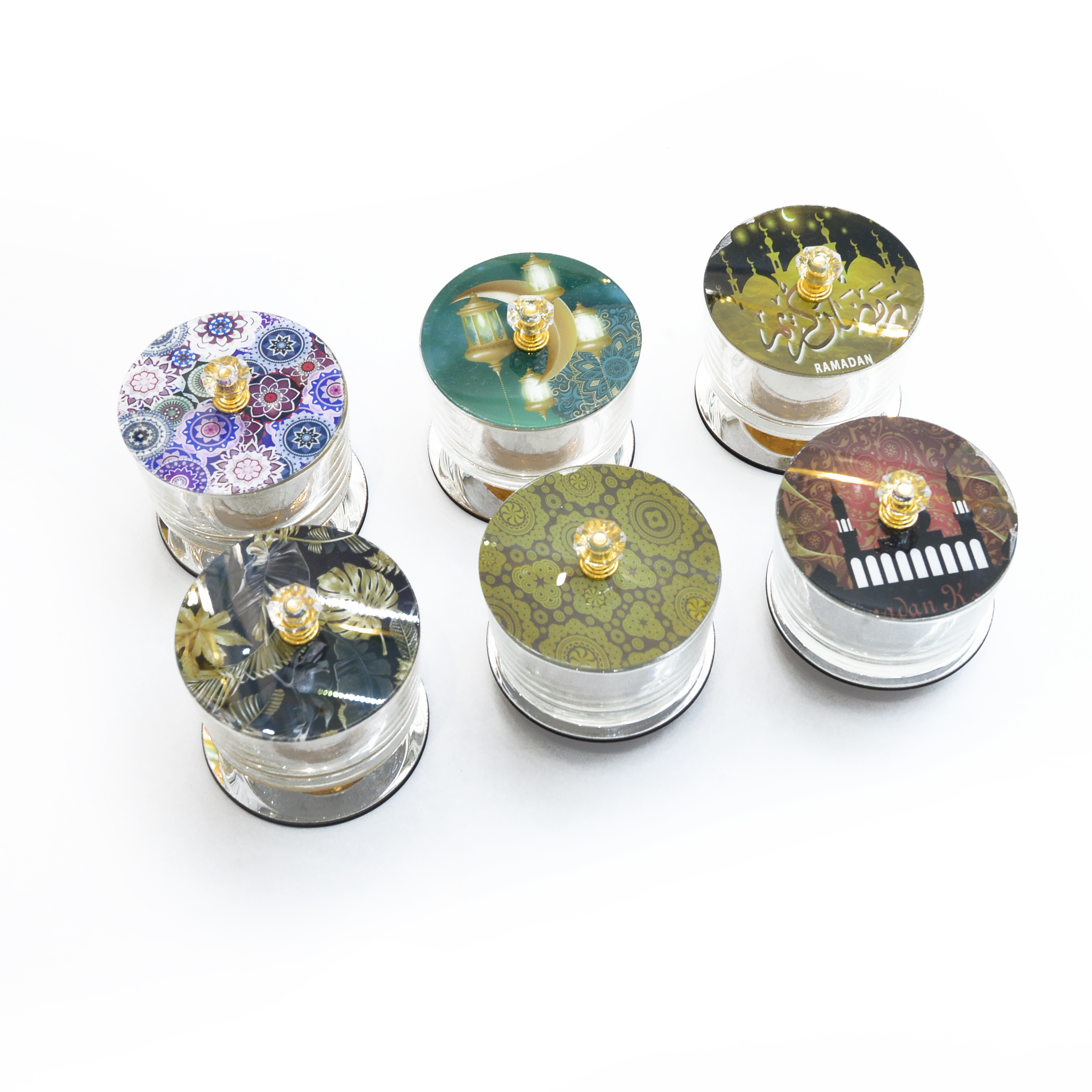 Crystal band acrylic lid Arab-style candy, candied fruit box and dried fruit box 033 (Price negotiable Specification image