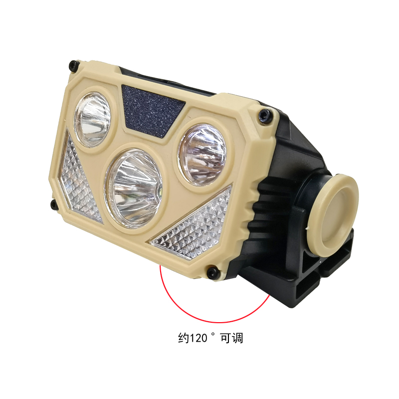 YJ-A02 (LED+COB) USB заряжен пластиковыми лампами для катания на коньках pic 14