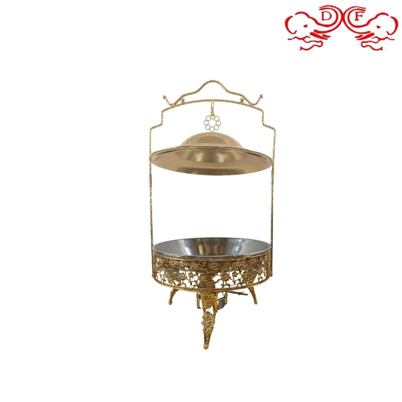 DF68093 buffet stainless steel full flip cover square buffet stove, heat preservation and heating hotel dining stove, preservation stove, golden dining stove, hanging cover dining stove, DF trading house details Picture