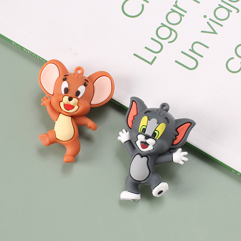 猫和老鼠公仔PVC软胶钥匙扣挂件饰品配件活动礼品学生包包挂件 详情图5