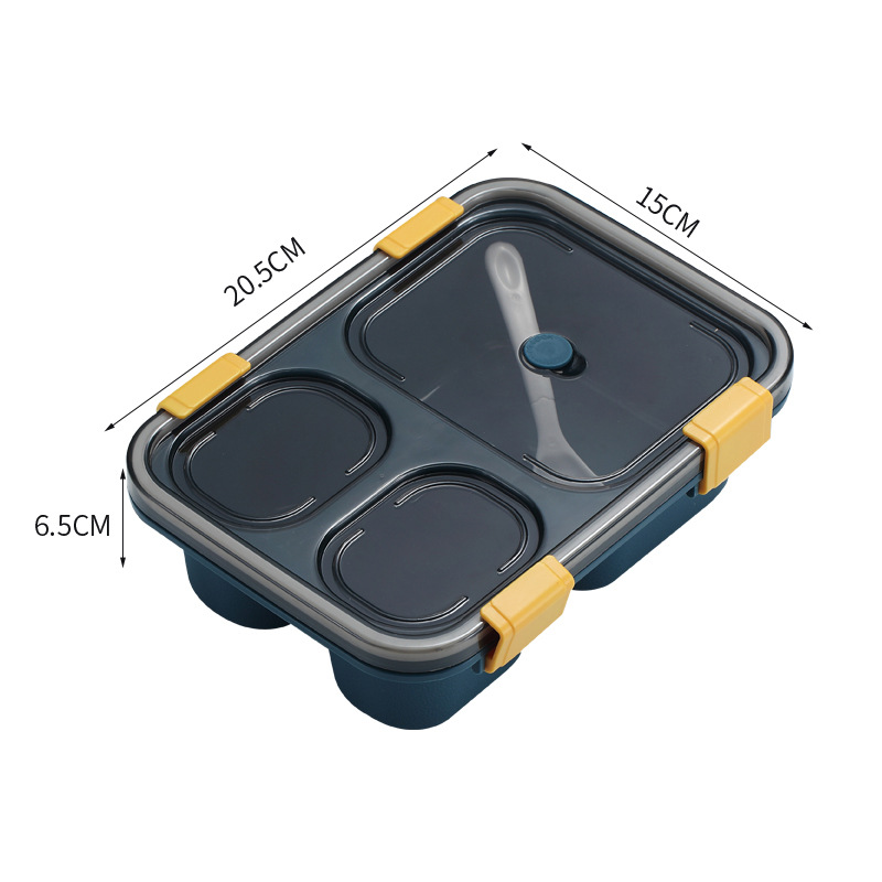 J129-XC-518 plastic lunch box, lunch box, cafeteria compartments, student microwave oven, adult lunch box Application Scenario