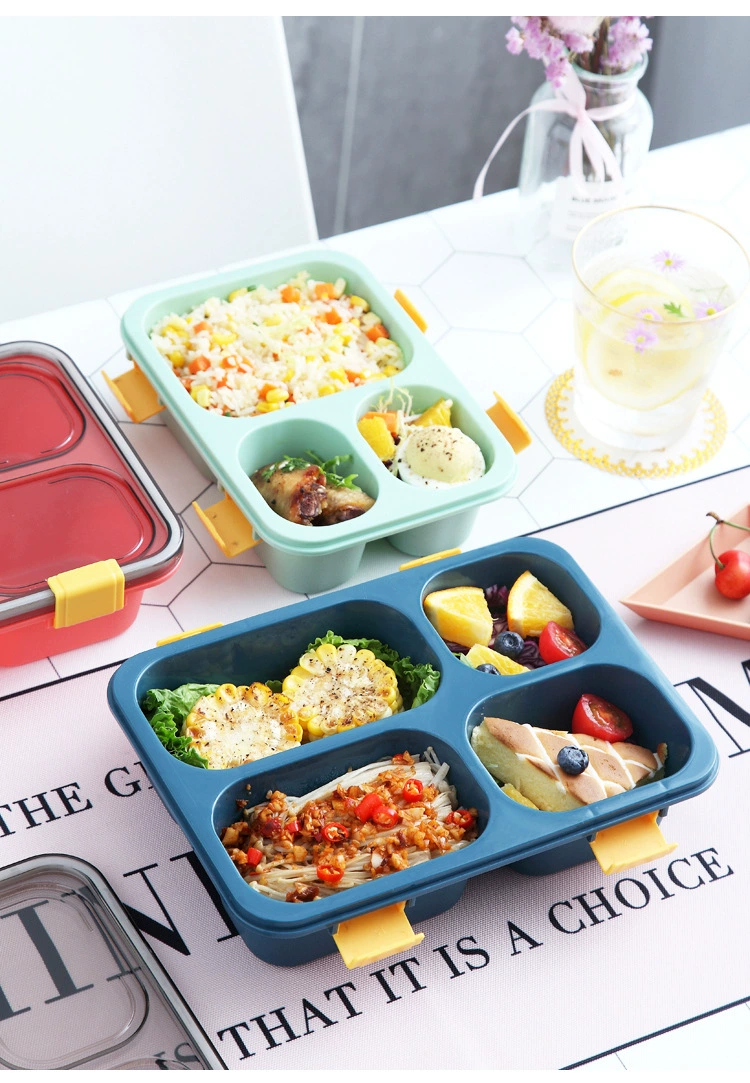 J129-XC-518 plastic lunch box, lunch box, cafeteria compartments, student microwave oven, adult lunch box detail image 12