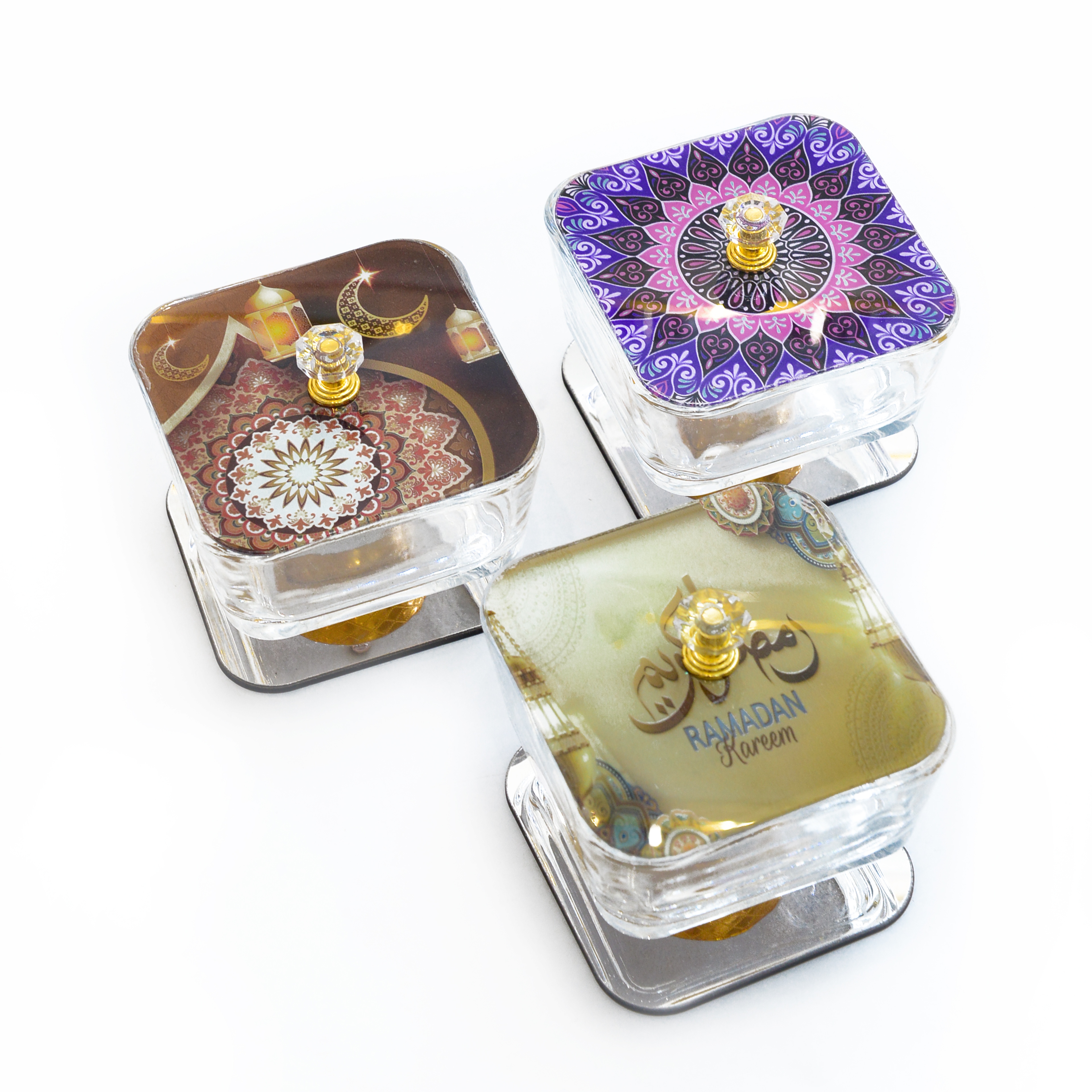 Crystal band acrylic lid Arab-style candy, candied fruit box, dried fruit box 034 (Price negotiable Specification image