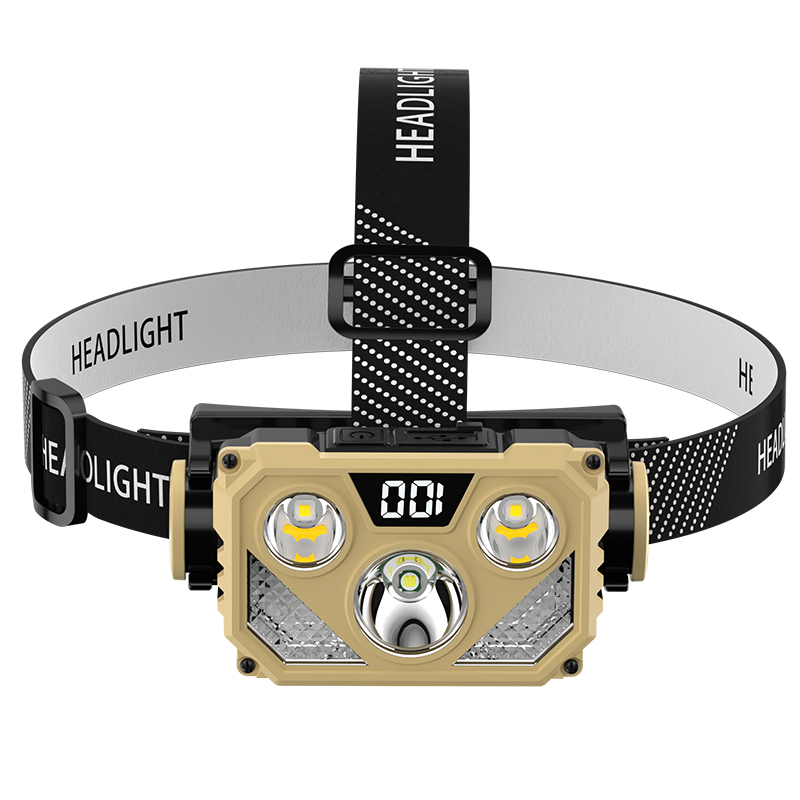 YJ-A02 (LED+COB) USB заряжен пластиковыми лампами для катания на коньках Specification image