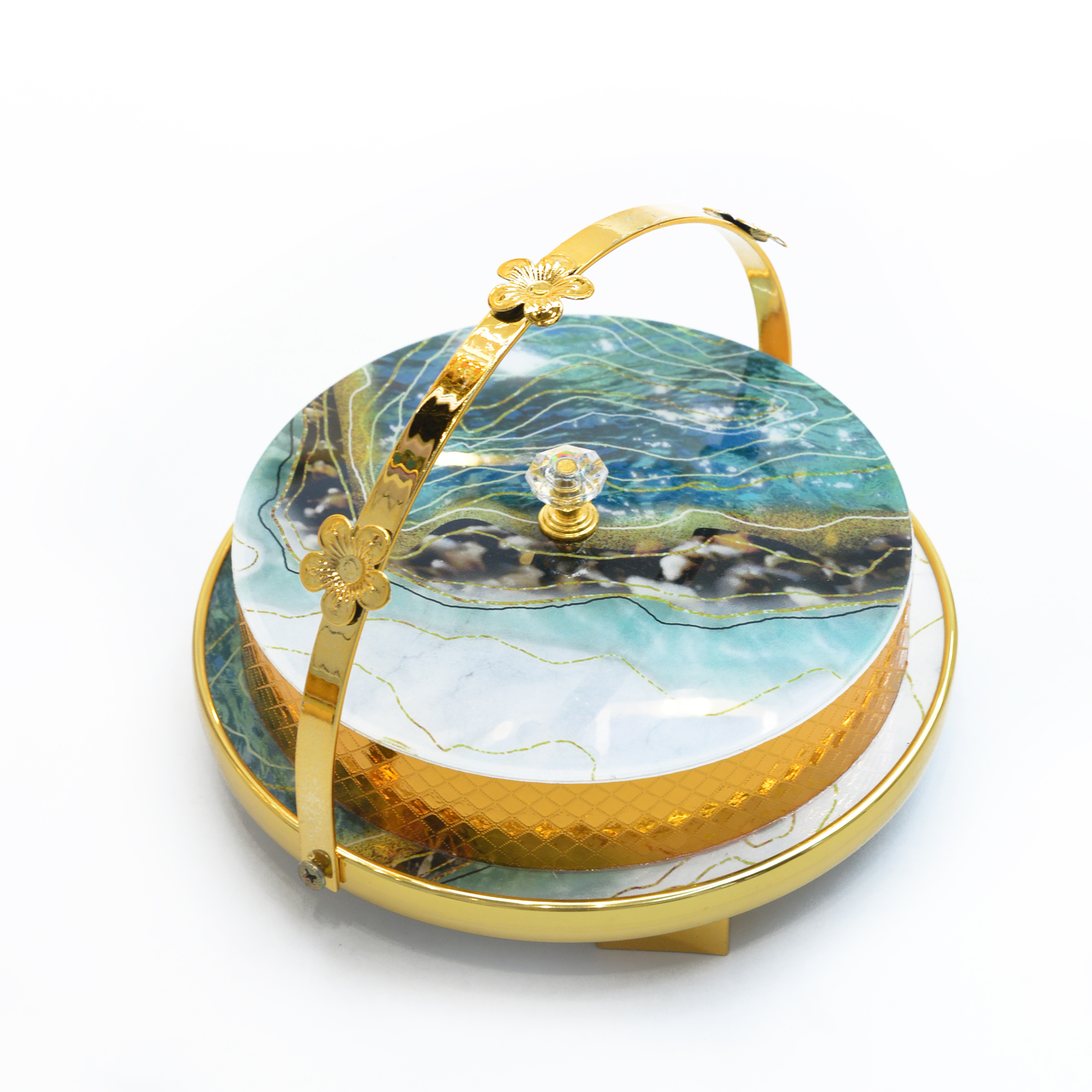 Arab-style and Turkish-style acrylic fruit plate, dried fruit and candied fruit box, candy box 037 (negotiable Item Picture