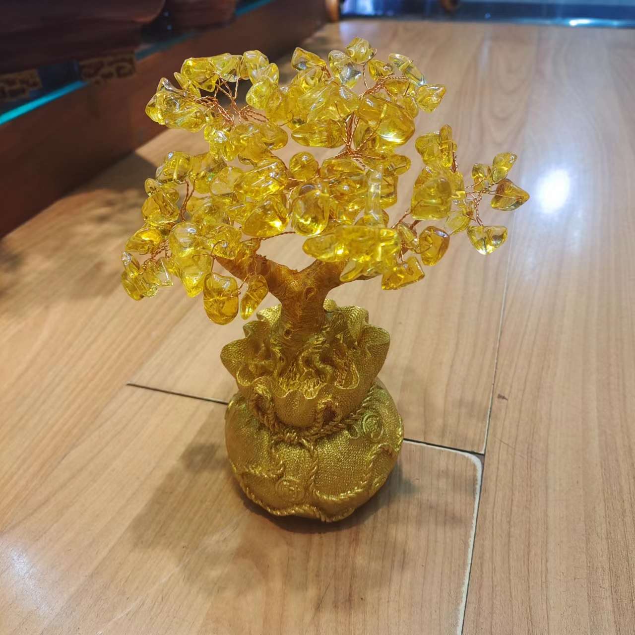 摆件/水晶树/装饰白底实物图