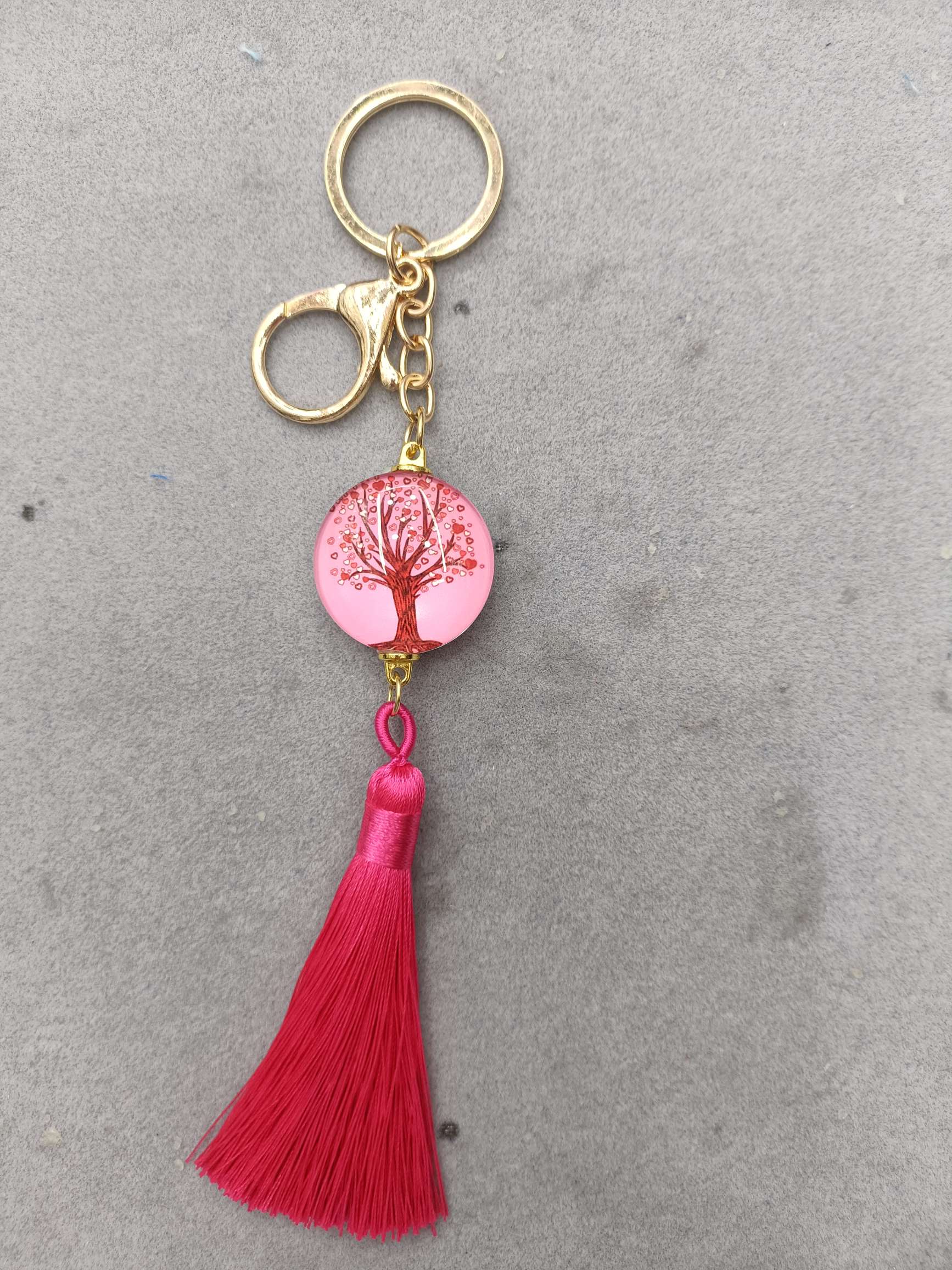 Tassel pendant keychain