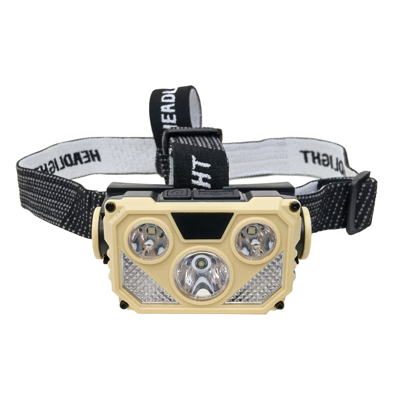 YJ-A02 (LED+COB) USB заряжен пластиковыми лампами для катания на коньках pic 8