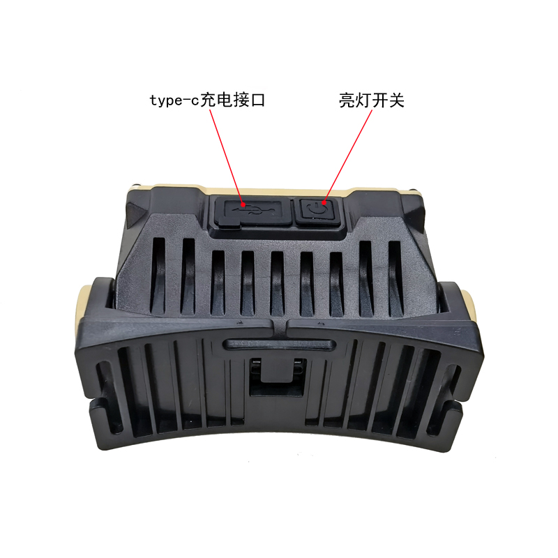 YJ-A02 (LED+COB) USB заряжен пластиковыми лампами для катания на коньках pic 13