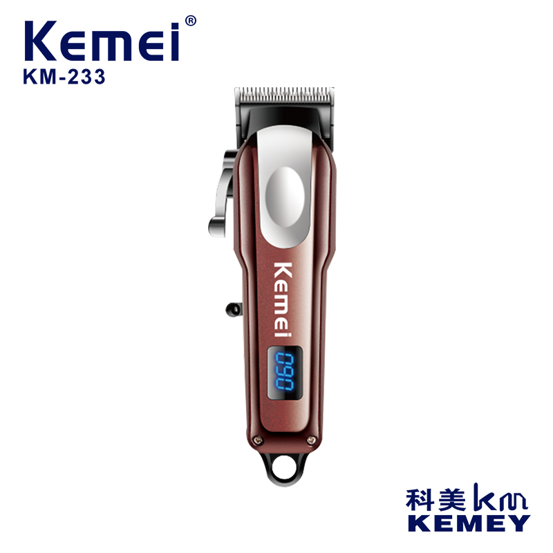KEMEI /KEMEI new mini electric clipper hair clipper charger and plug-in small portable liquid crystal digital display hair clipper