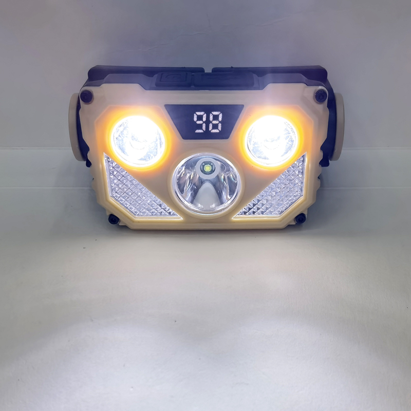 YJ-A02 (LED+COB) USB заряжен пластиковыми лампами для катания на коньках pic 16