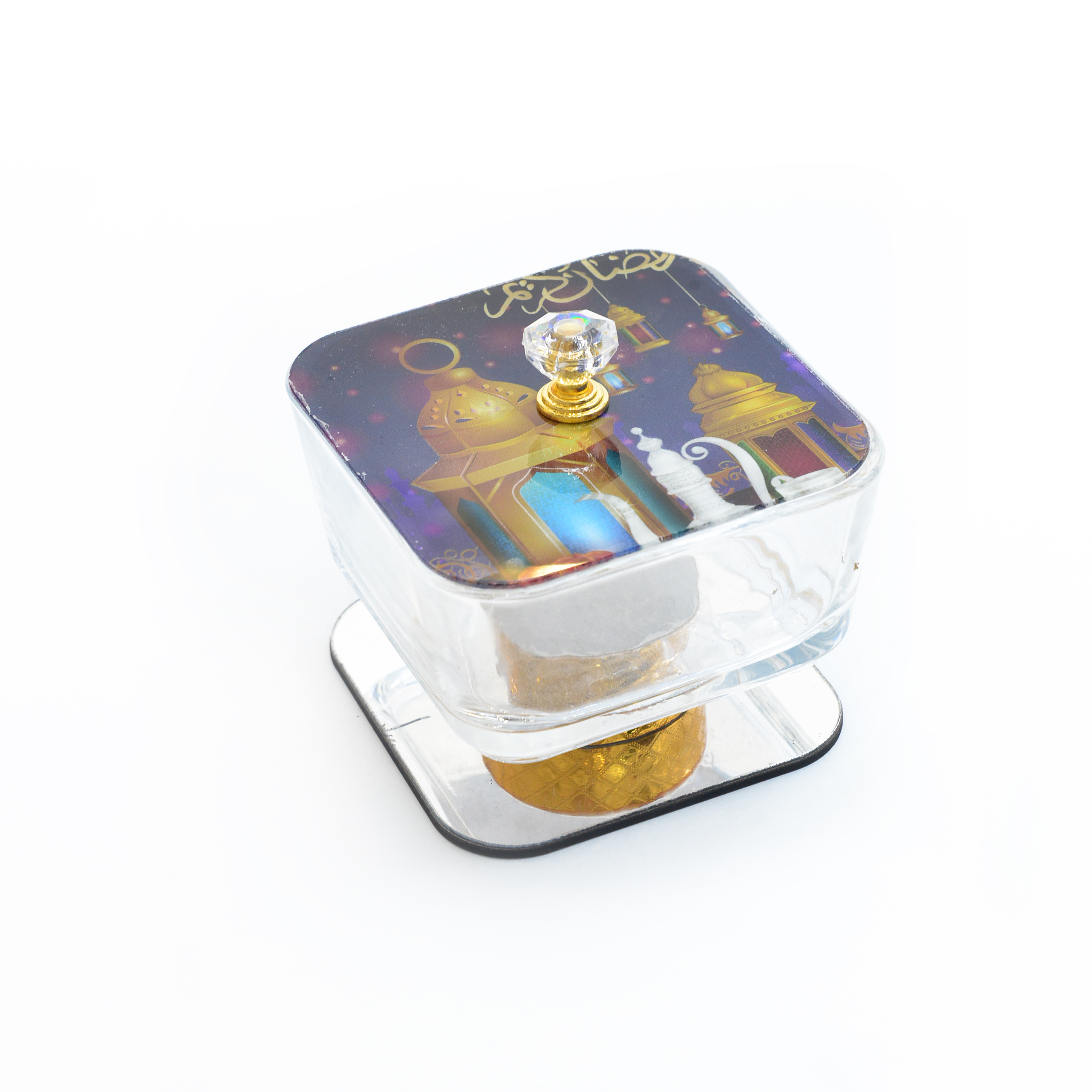 Crystal band acrylic lid Arab-style candy, candied fruit box, dried fruit box 034 (Price negotiable Item Picture