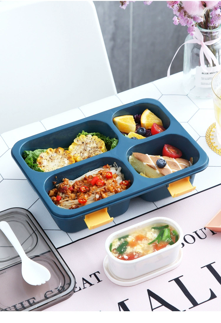 J129-XC-518 plastic lunch box, lunch box, cafeteria compartments, student microwave oven, adult lunch box detail image 14