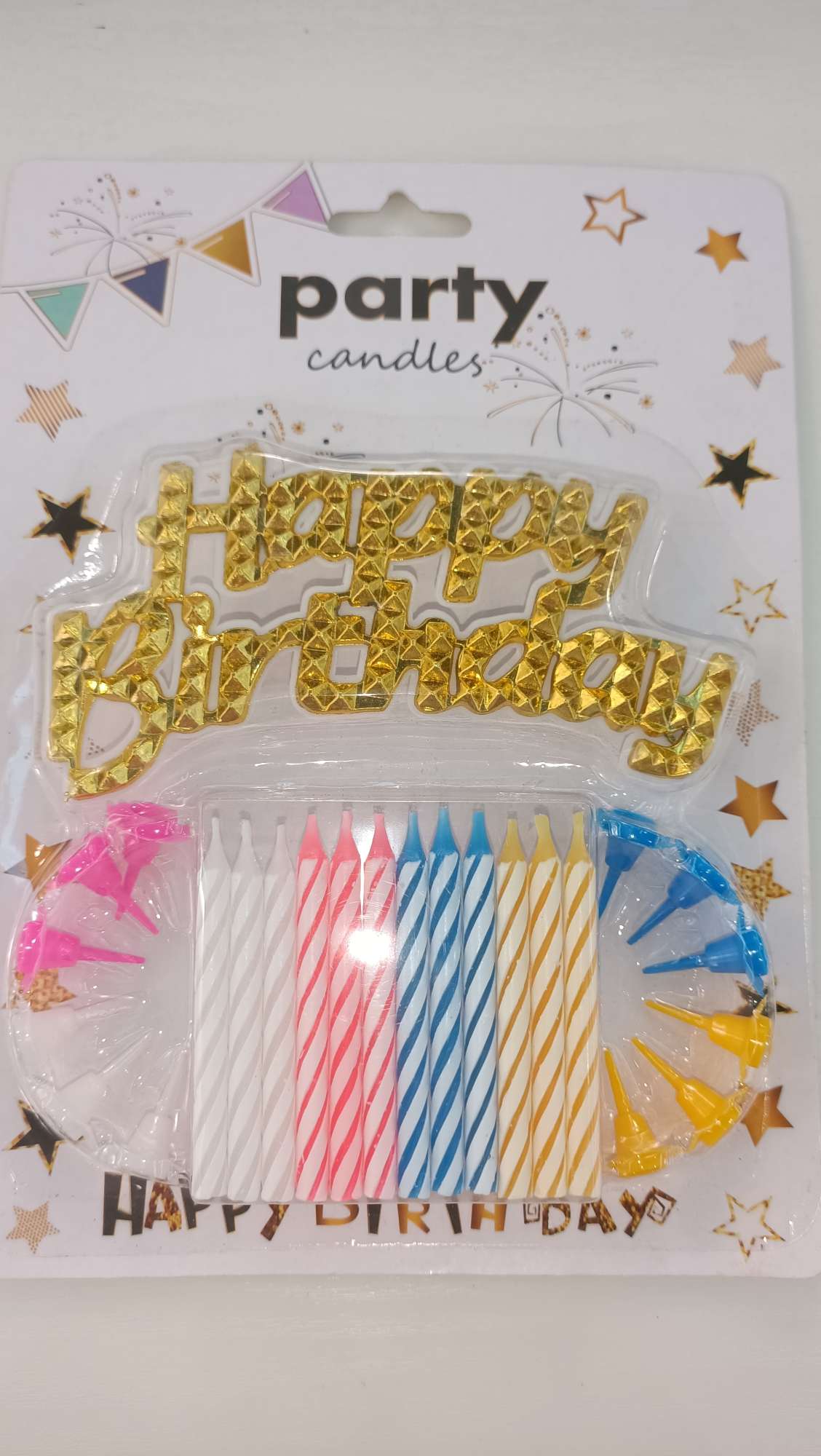 枫林12支螺纹双色＋金钻石插片＋12摆花星星卡