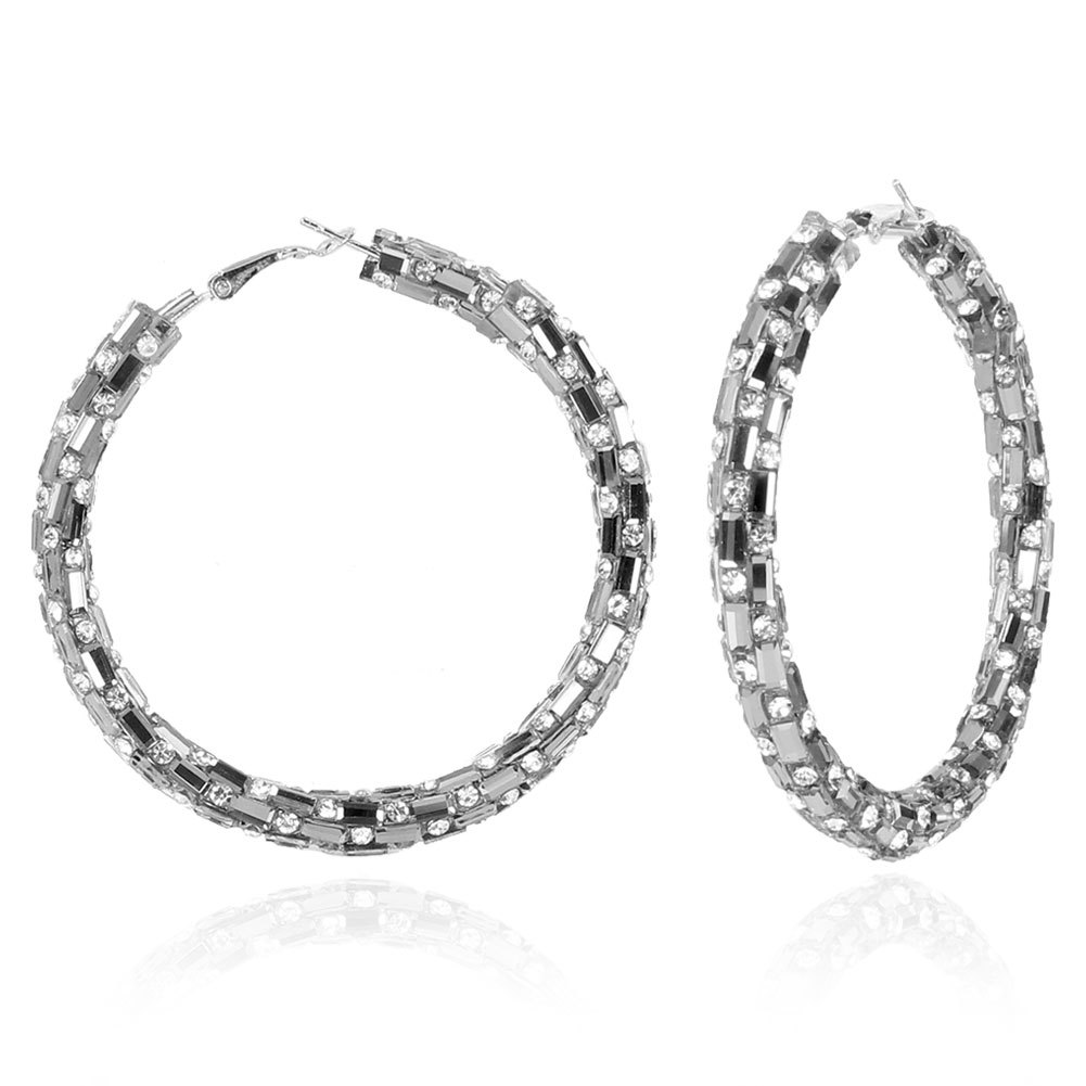 带孔水钻链条 2.5*5玻璃钻条软管绳烫钻卫衣链鞋带平底水钻详情图7