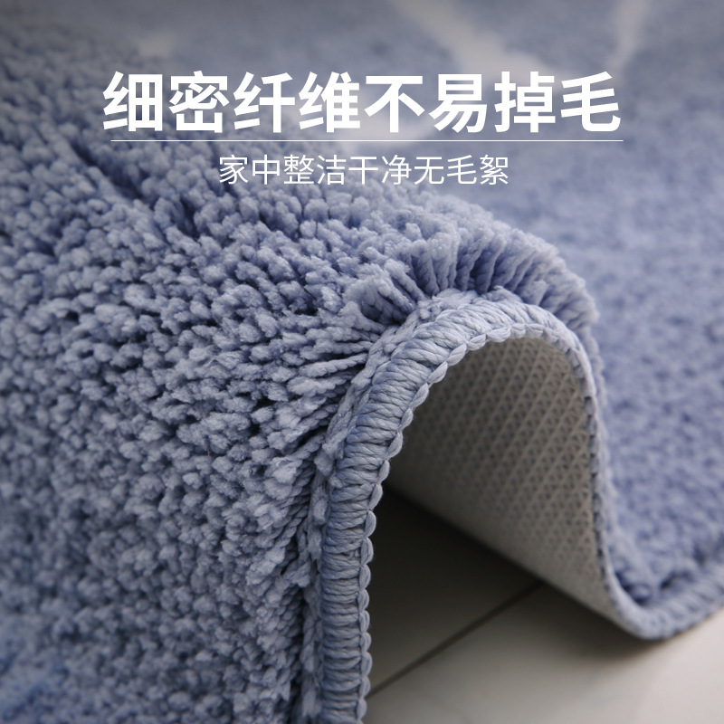 New Cross-Border Simple Nordic Thickened Bathroom Absorbent Floor Mat Carpet Home Entry Door Non-Slip Mat Bedroom Floor Mat Specification drawing