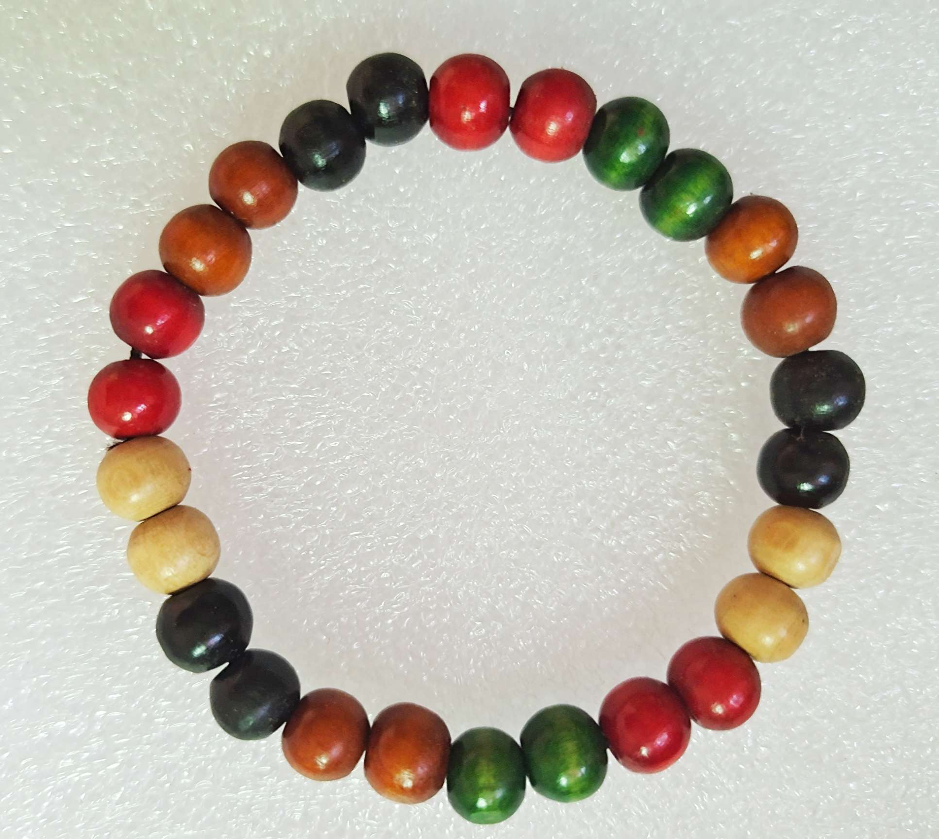 New mixed-color Buddhist prayer beads elastic bracelet