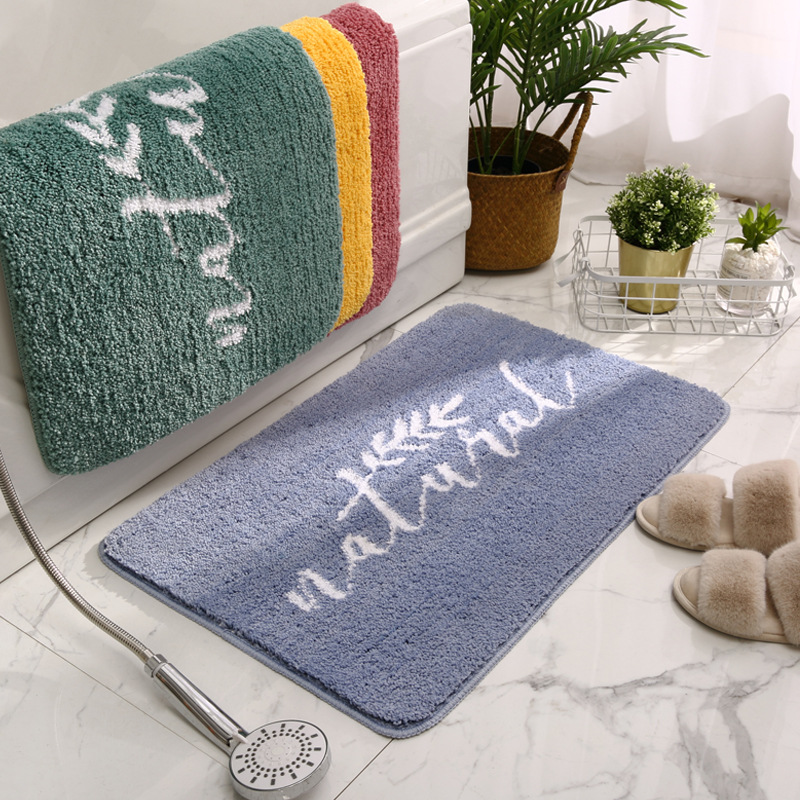 New Cross-Border Simple Nordic Thickened Bathroom Absorbent Floor Mat Carpet Home Entry Door Non-Slip Mat Bedroom Floor Mat Application Scenario